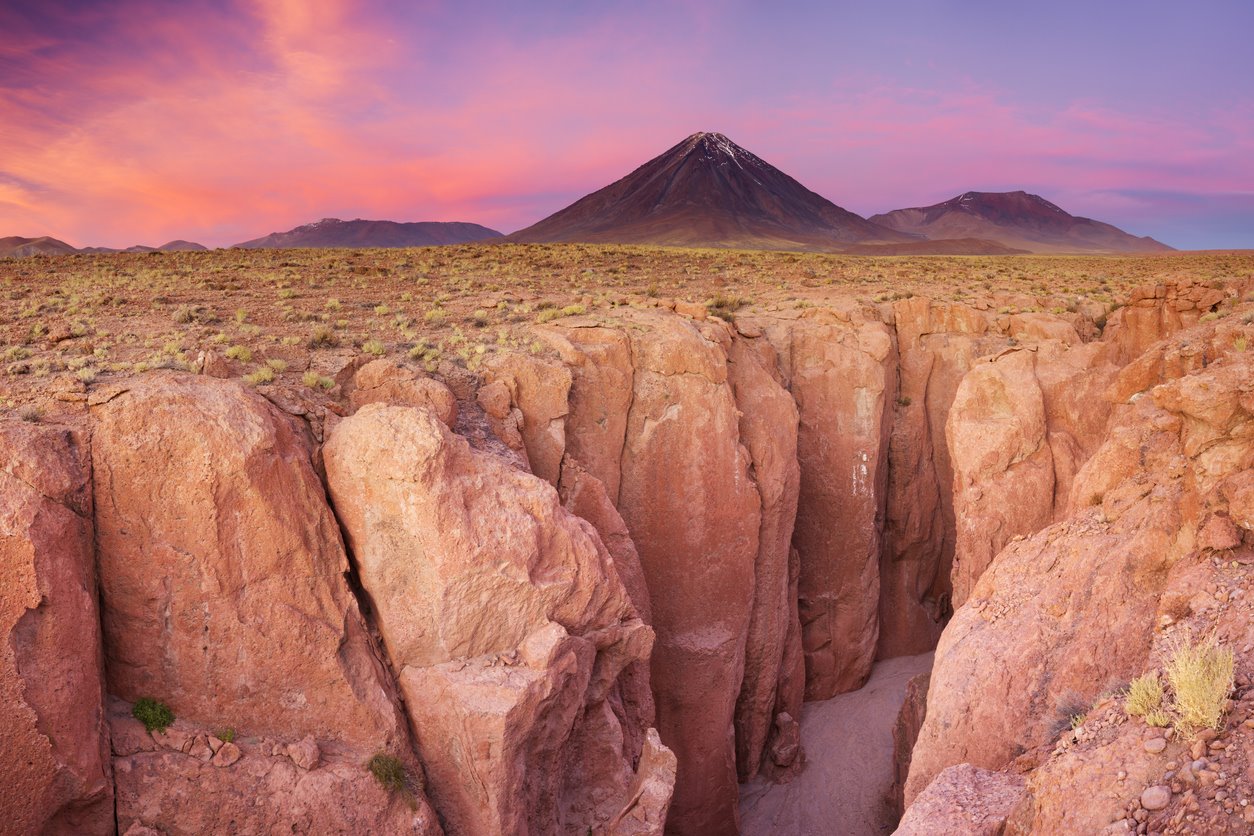 The spirit of Lincancabur Volcano: San Pedro de Atacama, North of Chile